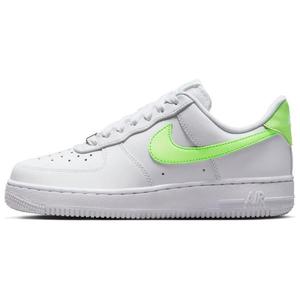 Nike Air Force 1 '07 'White Lime Green' Женские, Белый/Лаймово-зеленый