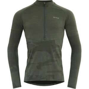 DEVOLD Функциональная велосипедная рубашка Standal Merino Shirt Zip Neck Man Forest