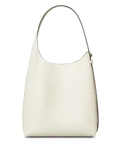 Кожаная сумка-хобо Romy Tory Burch, бежевый