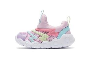 361°KIDS Скользостойкие, износостойкие, дышащие низкие детские кроссовки Pink для детей 3-7 лет