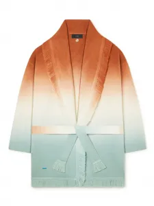 Кардиган-пальто Shades of Shore с бахромой Alanui, оранжевый