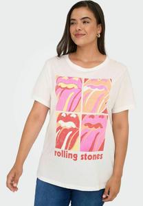 Футболка ONLY Carmakoma CARROLL, Cloud Dancer/Off-White