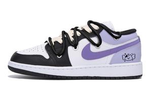 Баскетбольные кроссовки Air 1 Vintage Men Low-Top Black/Purple Jordan