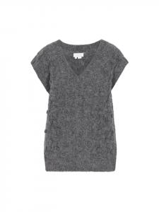 Свитер-жилет usha WHITE LABEL Pullunder, цвет Anthrazit Melange