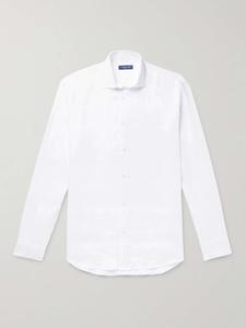 Льняная рубашка Frescobol Carioca, белый