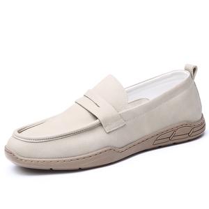 KACHILANG Белые мужские кожаные кеды низкие, цвет White