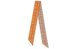 HERMES Шелковый шарф оранжевый Women's Orange, Orange