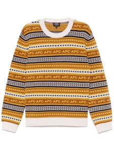 Свитер Малкольма A.P.C., коричневый