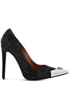 Philipp Plein туфли Mix Strass, черный