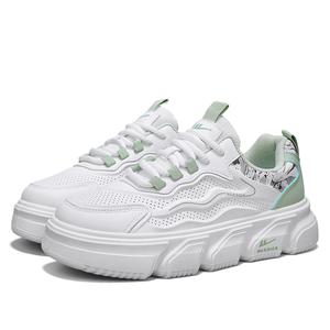 WARRIOR Мужские скейтерские кроссовки низкие белые черные белые зеленые, цвет White Green