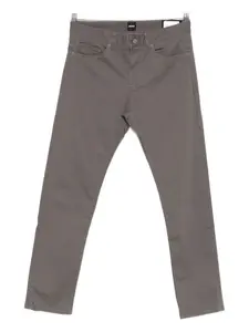 Брюки прямого кроя Boss, серый