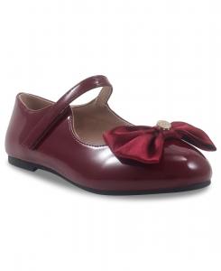 Туфли-платья Amy Big Bow для маленьких и больших девочек Jessica Simpson, Maroon