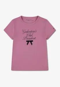 Футболка с принтом "клуб подруг на день святого валентина" Abercrombie & Fitch, Rose