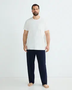 Базовая мужская футболка больших размеров с короткими рукавами из хлопка BCI Emidio Tucci, белый