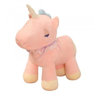 Мягкая и милая плюшевая игрушка в виде альпаки в позе стоя ангел угол лошадь единорог Fox fairy