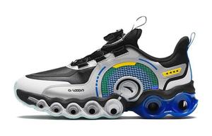 Детские кроссовки GS Low-top Черный/серебристый/белый/средний синий Anta Kids, черный