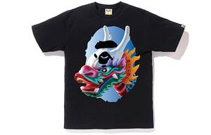 Футболка BAPE Dragon Boat черная A Bathing Ape