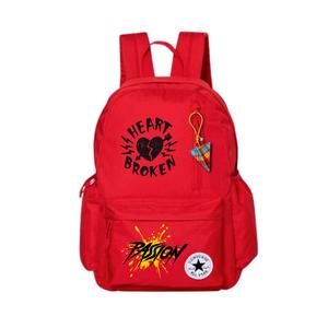 Converse Средний унисекс красный рюкзак из полиэстера