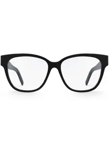 Овальные очки Saint Laurent Eyewear, черный