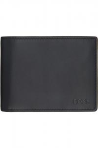 Кошелек для монет с тисненым логотипом Boss, черный