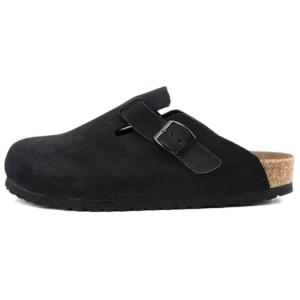 FOMOCE Унисекс тапочки с закрытым носком, устойчивые к запаху, черные, цвет Black