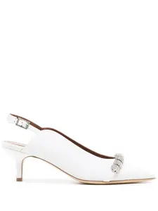 Туфли с кристаллами Malone Souliers, белый