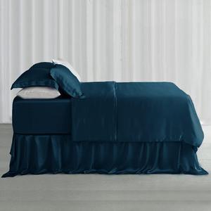 Orose Комплект постельного белья Orose Premium из 100% шелка тутового дерева Peacock Blue