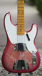 Fender Custom Shop Ограниченная серия '54 Precision Bass Journeyman Relic - Розовый Пейсли