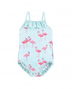 Детский купальник, подсолнух Hudson Baby, Mint flamingo
