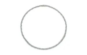 Колье Matrix Tennis Crystal с кристаллами Swarovski, синий