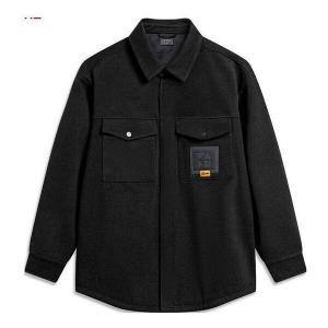 Рубашка стиль жизни длинные рукава эластичная рубашка Li-Ning, черный