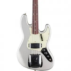 Fender Custom Shop 1965 Jazz Bass Journeyman Relic, выцветший Инка-серебро