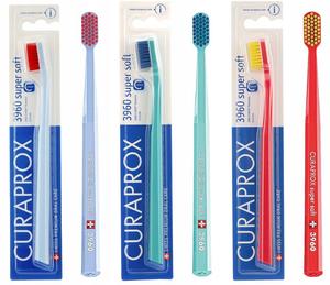 3x ручная зубная щетка CURAPROX CS 3960 Super Soft Ultra Soft