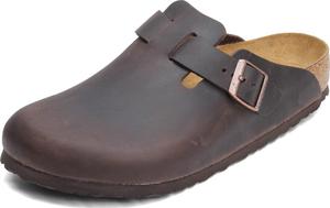Женские сабо Birkenstock Boston из замши, Habana Oiled Leather
