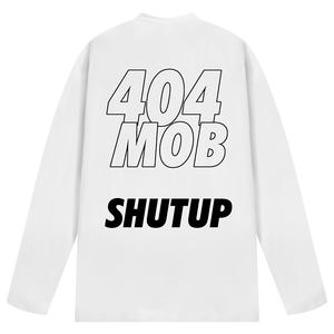 Футболка с рукавом реглан женская 404MOB GANG, ярко-розовый