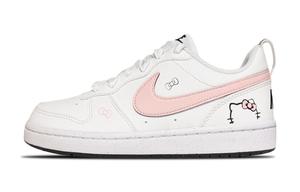 Nike Низкие износостойкие кроссовки для скейтбординга Court Borough 2, розовые, унисекс