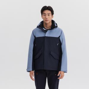 Мужская водонепроницаемая утеплённая куртка для парусного спорта Tribord Sailing 300 чёрно-синяя