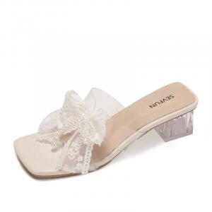 Женские абрикосовые сандалии Slide 7 SEVFUN, Apricot