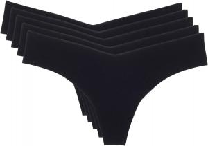 Классические стринги (5 шт.) Commando, цвет Black/Black/Black/Black/Black