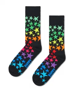 Носки с черными звездами Happy Socks