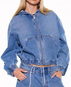 Женская куртка-бомбер с капюшоном и длинными рукавами Abrand, Ashton