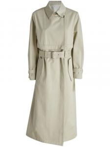 Тренч из габардина Del Core, нейтральный