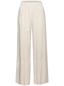 Пижамные брюки в бежево-белом узоре LASCANA