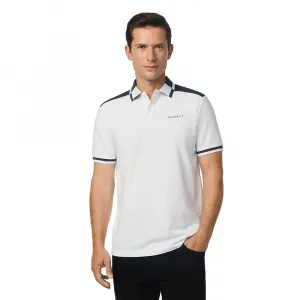 Поло с коротким рукавом Hackett City Block, белый