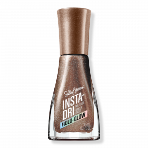 Лак для ногтей Insta-Dri, нейтральные оттенки Sally Hansen, On the Glow (irredescent brown)