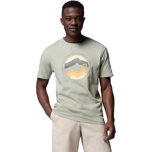 Футболка с принтом озера и принтом 2 Columbia, цвет safari, circular linescape