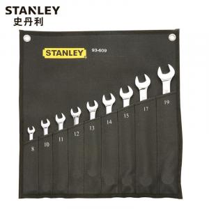 Набор из 9 прецизионных полированных длинных ключей Stanley двойного назначения 93-609-22