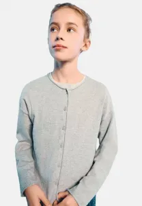 Детский кардиган Mango Kids, Mottled Light Grey