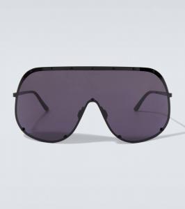 Оверсайз солнцезащитные очки shield Rick Owens