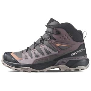 Женские кроссовки X Ultra 360 Mid GORE TEX 'Plum Kitten' SALOMON, серо-фиолетовые